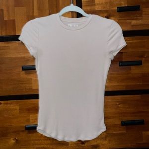 Short sleeve slim fit shirt